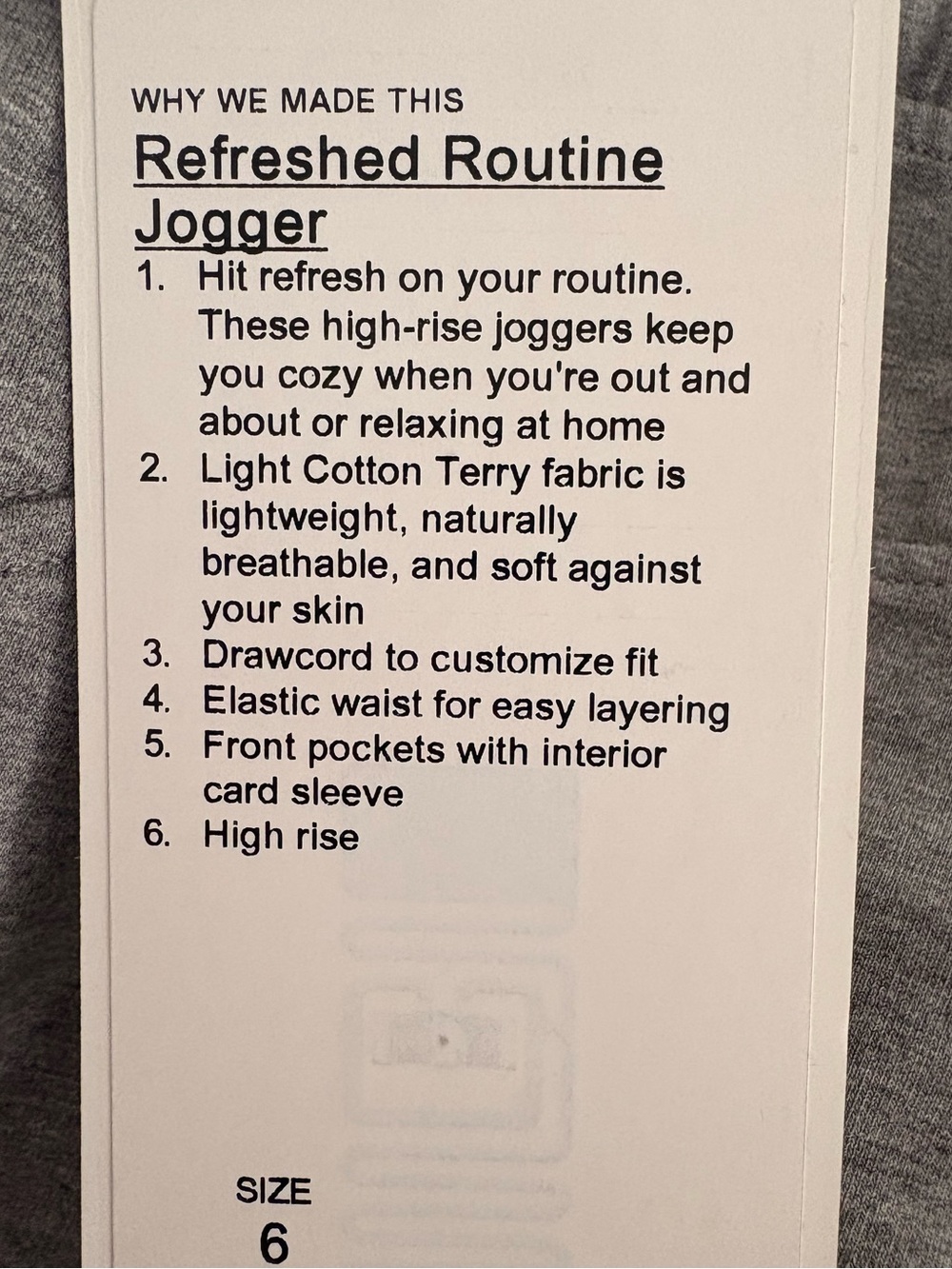 lululemon athletica Refreshed Routine Jogger in Heather Gray